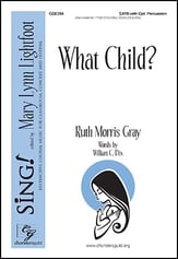 What Child? SATB choral sheet music cover